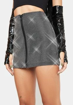 Poster Grl Bottoms Give The Cold Shoulder Mini Skirt