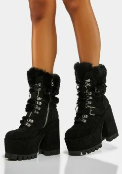 Poster Grl Snow More Lies Platform Boots Platforms