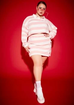 Poster Grl Plus Sweet Roll Call Rugby Skirt Set 6 Poster Grl Plus Sweet Roll Call Rugby Skirt Set