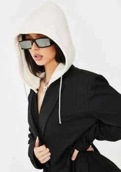 Poster Grl Paparazzi Plz Hooded Blazer Outerwear