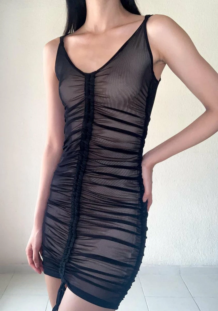 Poster Grl Baddie Swipe Right Mesh Dress Dresses 2 Poster Grl Baddie Swipe Right Mesh Dress Dresses