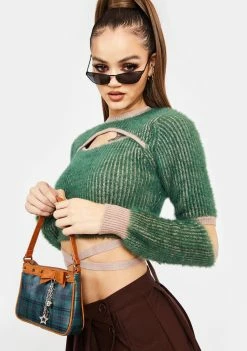 Poster Grl Front Row Only Fuzzy Sweater Tops