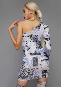 Poster Grl Dresses QR Cutie Asymmetrical Mini Dress