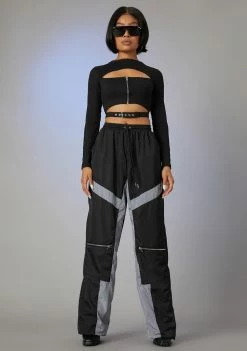 Poster Grl Bottoms Control Panel Wide Leg Joggers