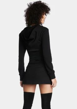 Poster Grl Pullover Hoodie You Could Never Crop Corset Hoodie