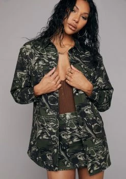 Poster Grl I'm A Catch Printed Jacket