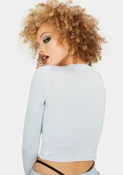 Poster Grl Icy Baby Long Sleeve Crop Top