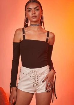 Poster Grl Tops Take My Lead Off The Shoulder Top