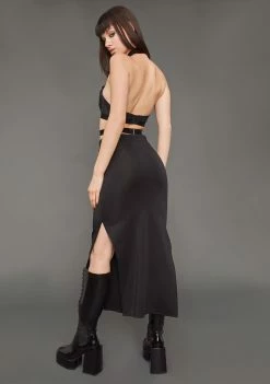 Poster Grl Bottoms Tied Up Midi Skirt