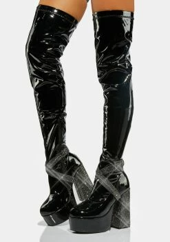 Poster Grl Flash Glam Thigh High Boots Boots & Booties