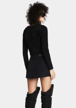 Poster Grl On A Mission Wrap Skirt Mini Skirt