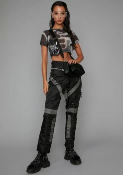 Poster Grl Back On Top Mesh Tee