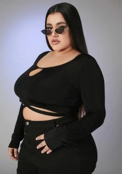 Poster Grl Legit Beautiful Lie Crop Top Tops