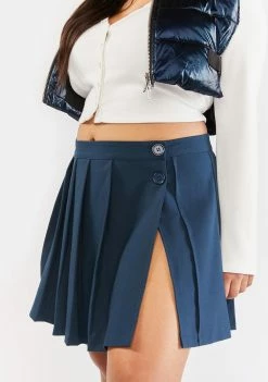 Poster Grl Bottoms Plus Playing The Field Pleated Skirt