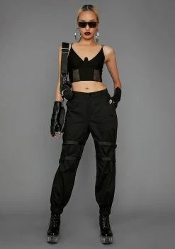 Poster Grl Lowkey Vibin' Corset Tank Tops