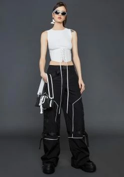 Poster Grl Search And Destroy Corset Tank Corset Top