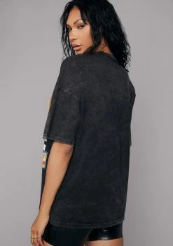 Poster Grl Graphic T-Shirt Rev Your Engine Graphic Tee