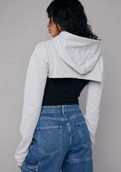 Poster Grl Printed Bodysuit Got A Saga Hoodie & Bodysuit