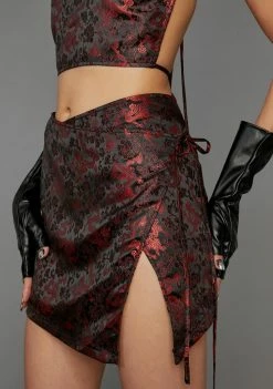 Poster Grl Clout Games Wrap Skirt