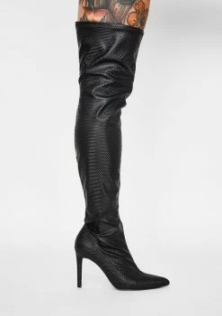 Poster Grl Secure The Bag Thigh High Boots Boots & Booties