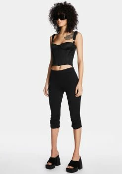 Poster Grl Skinny Pants With Or Without You Capri Pants
