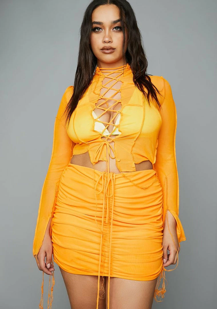 Poster Grl Skirts Set Plus Heating Up Mesh Skirt Set 1 Poster Grl Skirts Set Plus Heating Up Mesh Skirt Set