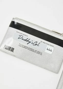 Poster Grl Daddy's Bank Glitter Purse