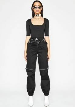 Poster Grl Hashtag Assassin Zip Joggers Bottoms
