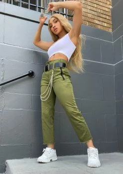 Poster Grl Kush Trap Nightz Chain Trousers Bottoms