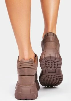 Poster Grl Platforms Coffee Pay The Bills Platform Sneakers