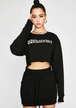 Poster Grl Tops Whatever Loser Skirt Set
