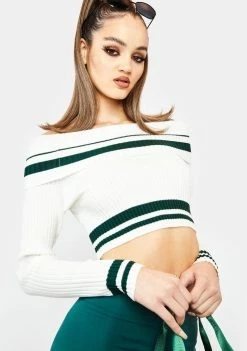 Poster Grl Tops Best Mistake Off Shoulder Sweater