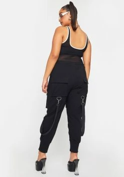 Poster Grl Plus Strapped In Tactical Joggers