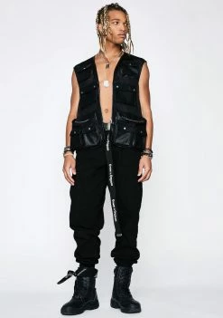 Poster Grl Outerwear Basic Drillz Utility Vest