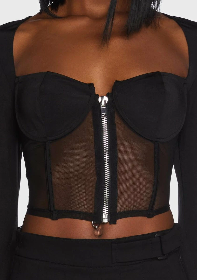 Poster Grl Do You Good Mesh Corset Top 2 Poster Grl Do You Good Mesh Corset Top