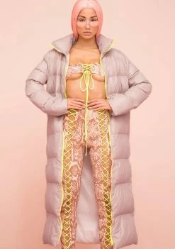 Poster Grl Outerwear Puff Mami Zip Up Jacket