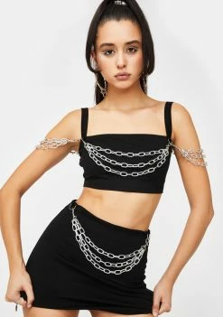 Poster Grl Thicc As Thieves Chain Tank Tops