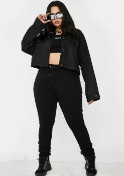 Poster Grl Late Booked Meetings On Rodeo Utility Jacket