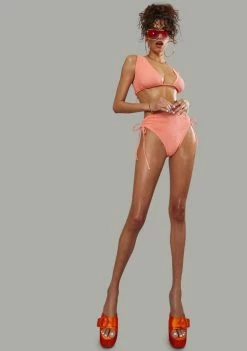 Poster Grl Peachy Vice High Rise Bikini Set