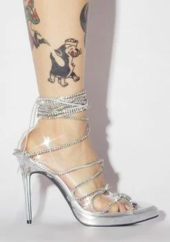 Poster Grl Cover Star Lace Up Heels