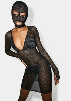 Poster Grl Steal Yo Man Mesh Dress Dresses