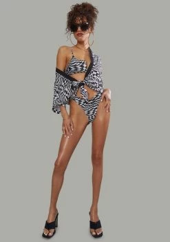 Poster Grl Warped Realm Checkered Bikini Set Swim 6 Poster Grl Warped Realm Checkered Bikini Set Swim