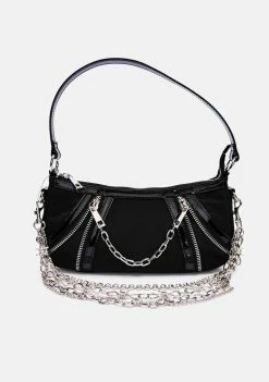 Poster Grl Bags & Wallets Don't Touch Chain Shoulder Bag