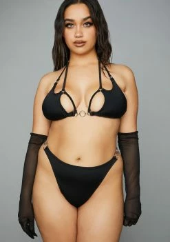 Poster Grl Plus Bombshell Behavior 3-Piece Bikini Set