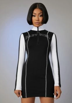 Poster Grl Dresses Make My Mark Zip-Up Dress