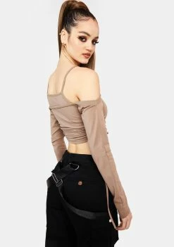 Poster Grl Mention Me Tank And Shrug Set