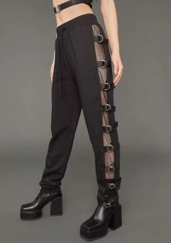 Poster Grl Jogger Sweatpants No Time To Waste Buckle Sweatpants