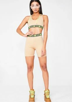 Poster Grl Thirst Trap Hooded Sports Bra