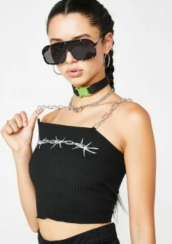 Poster Grl Danger Zone Chain Cami Tops